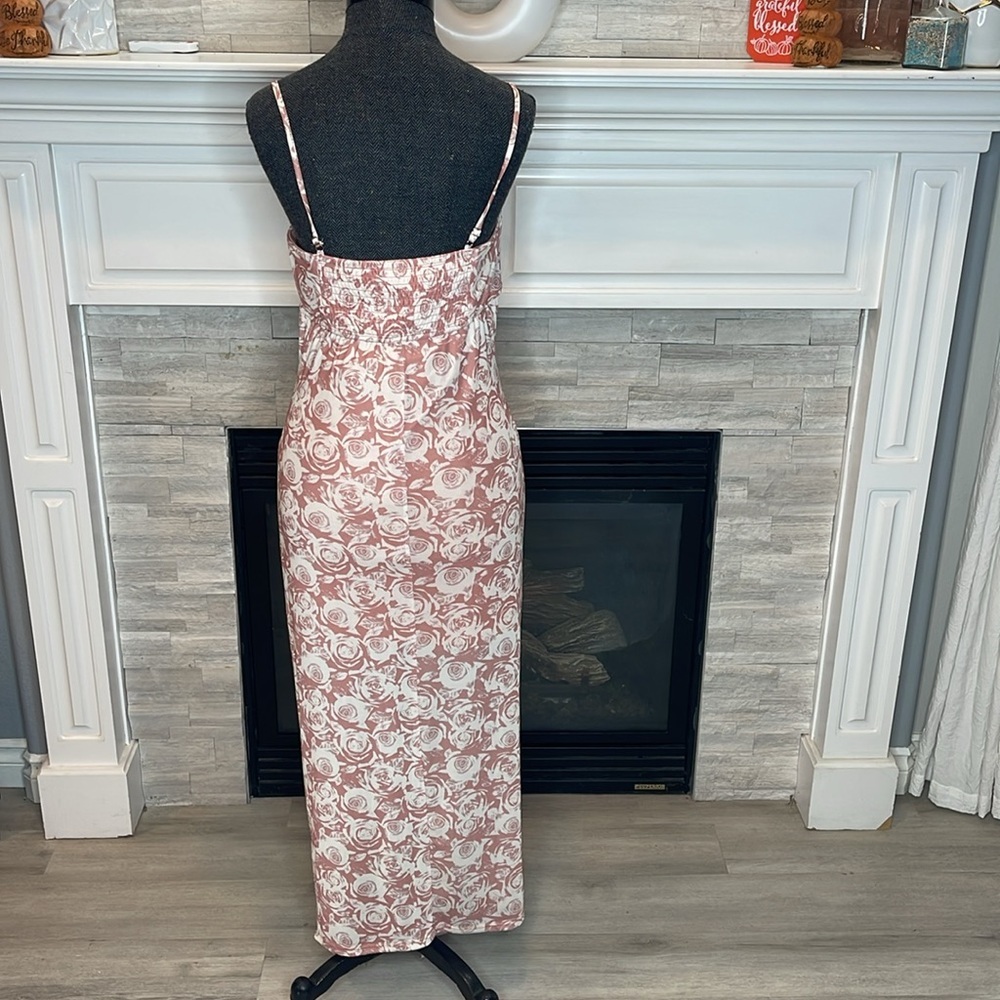 NWT Stitch & Pine XL Floral Maxi Dress Bodycon - Picture 7 of 7
